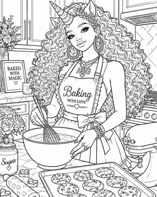 Happy Grown Unicorn Baking Set
